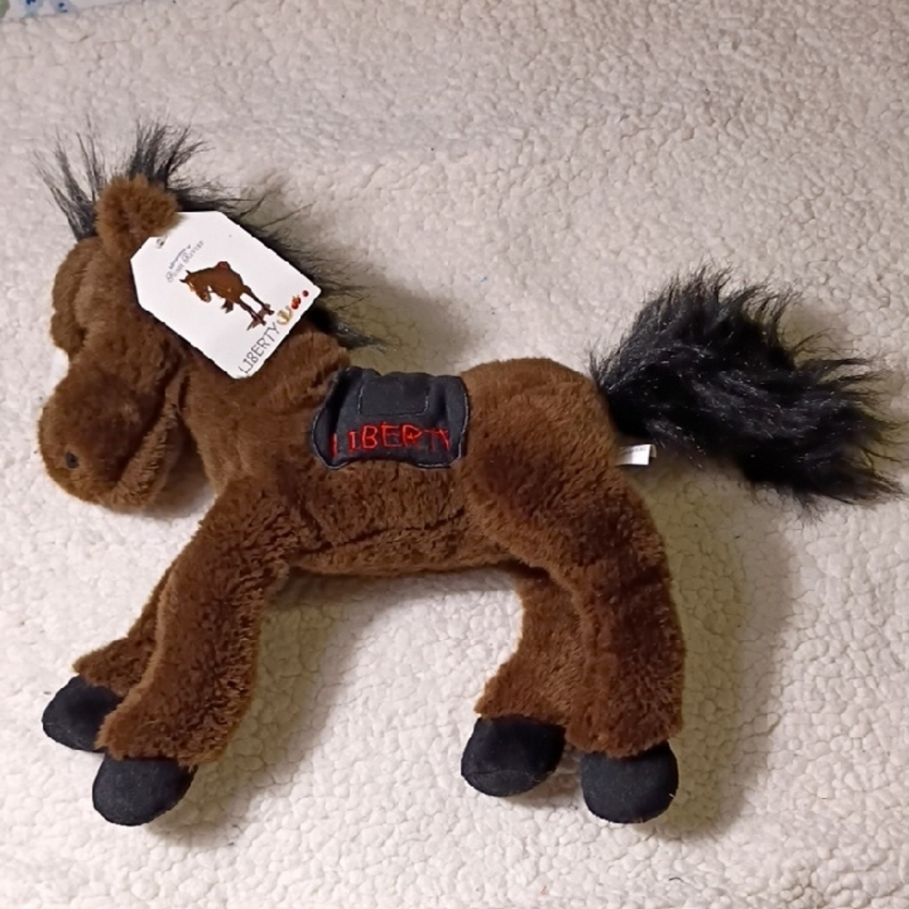 Liberty Brown‎ Plush Toy with Black Patch